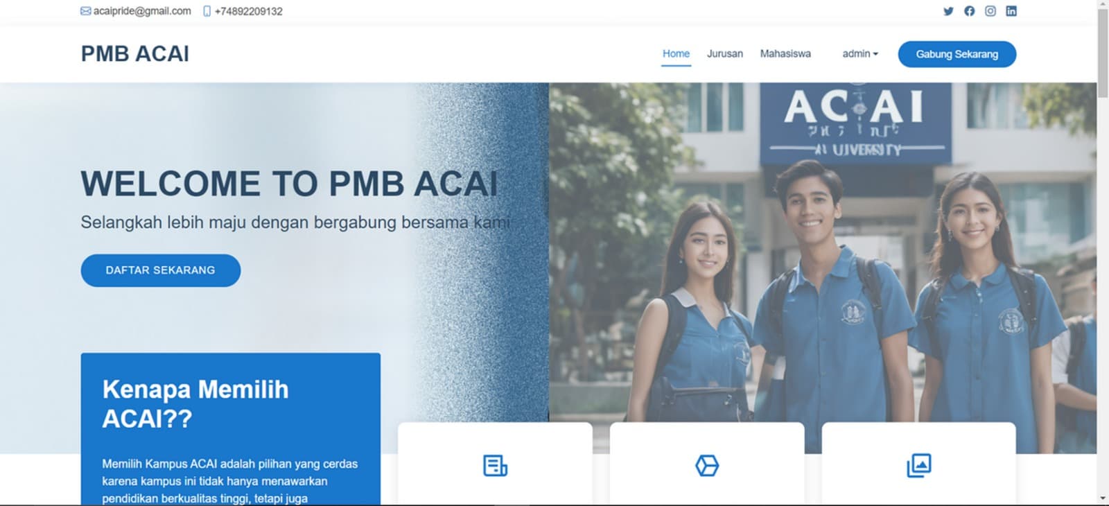Portal Penerimaan Mahasiswa Baru